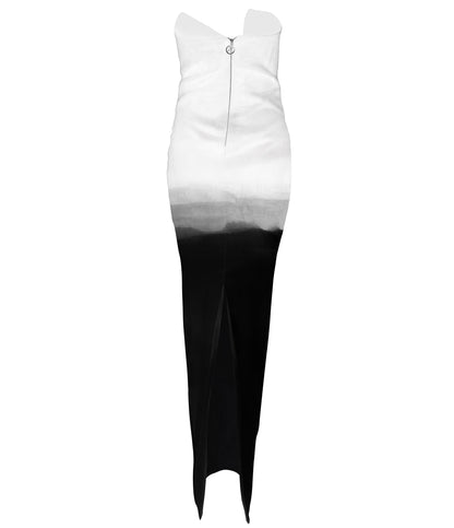 MADE TO ORDER | Ashen Ridge Asymmetrical Dress Hand-Painted